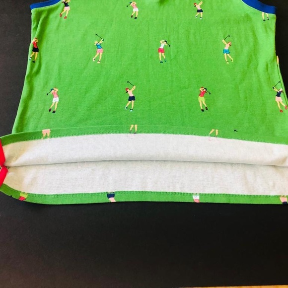 Rafaella Weekend Sleveless Collared Golf Shirt Top Size L - Picture 4 of 9